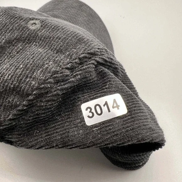 Air Jordan Hat Men Black Corduroy Embroidered Jumpman Strap Back Cap